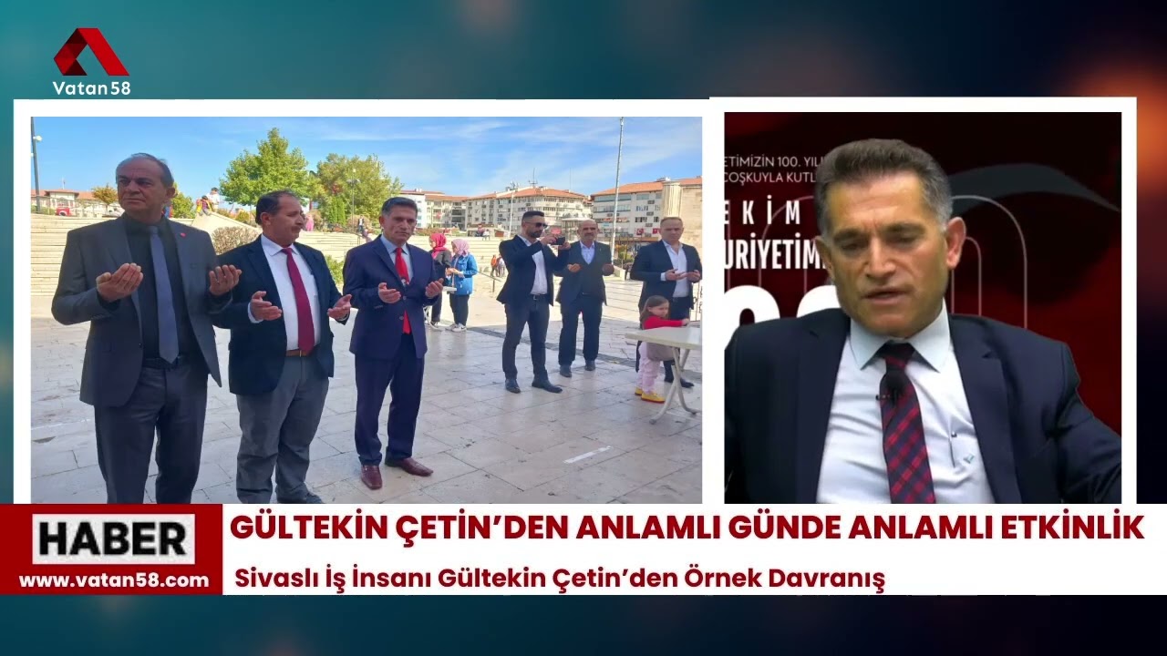 Vatan58 Tv’de yayınlanan haberimiz